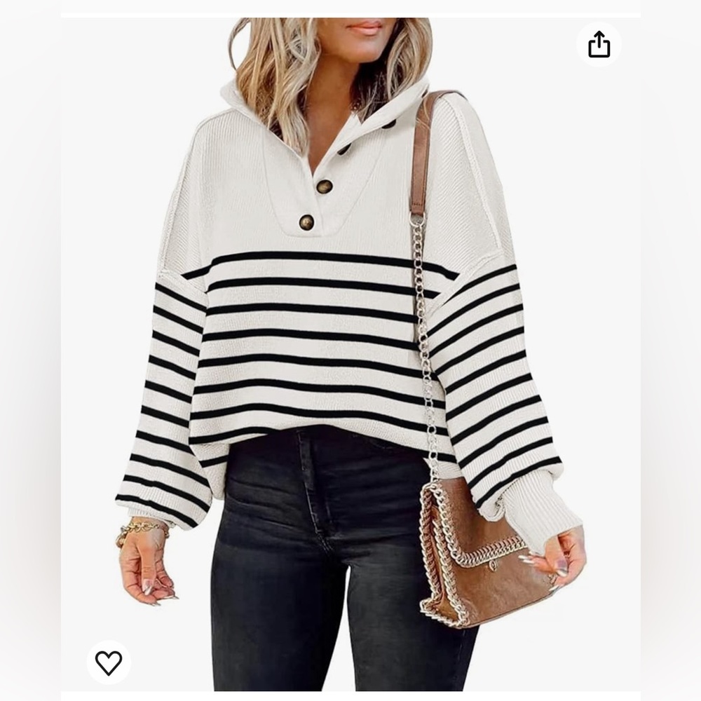 Women’s Oversized Striped Sweater